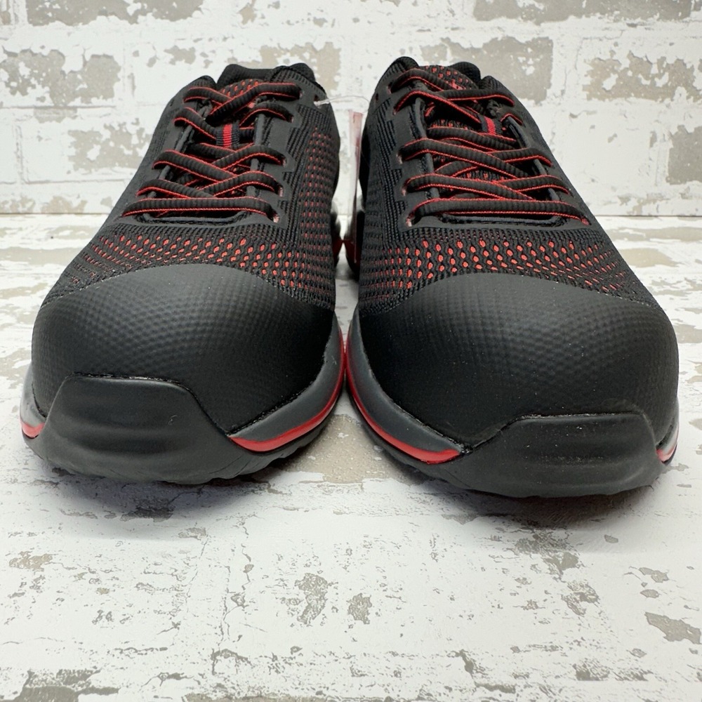 Puma Speed Safety Shoes Mens 10.5 Black Red Composite Toe Slip Resistance 644495 - Picture 6 of 16